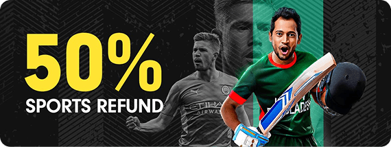 50% Bonus On Live Casino